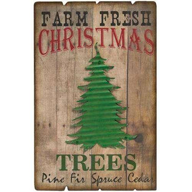 Farm Fresh Trees Sign - The Fox Decor
